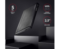 Axagon EE25-XA6, USB 3.2 Gen 1 - SATA 6G, 2.5" zewnętrzne ALINE box - 1353411 - zdjęcie 5